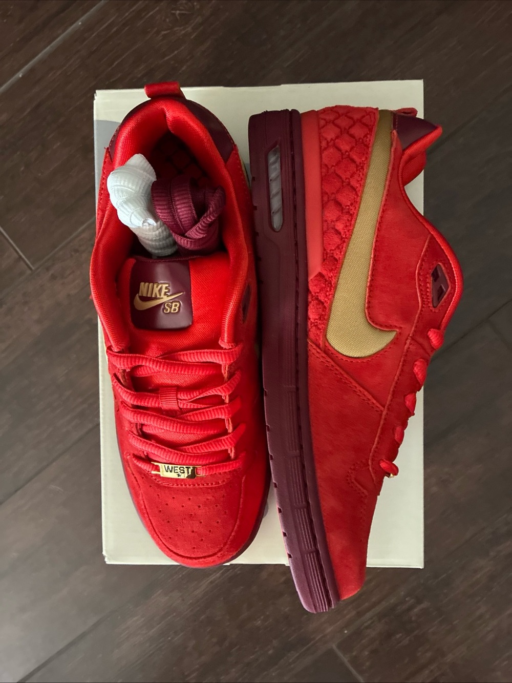 Brand New Nike SB Zoom Air Paul Rodriguez 1 Habanero Red. Men’s size 10
